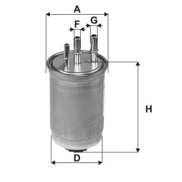 PP848/7 Filtron kuro filtras