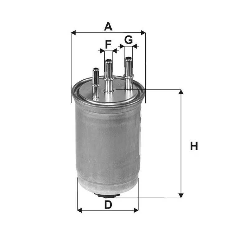 PP848/7 Filtron kuro filtras