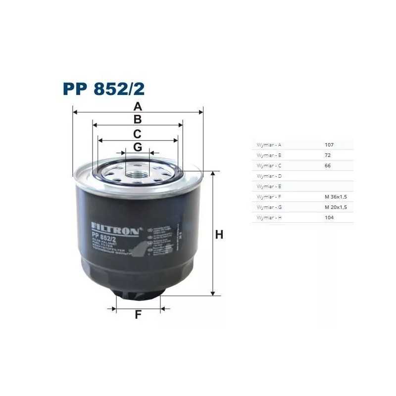 PP 852/2 FILTRON kuro filtras