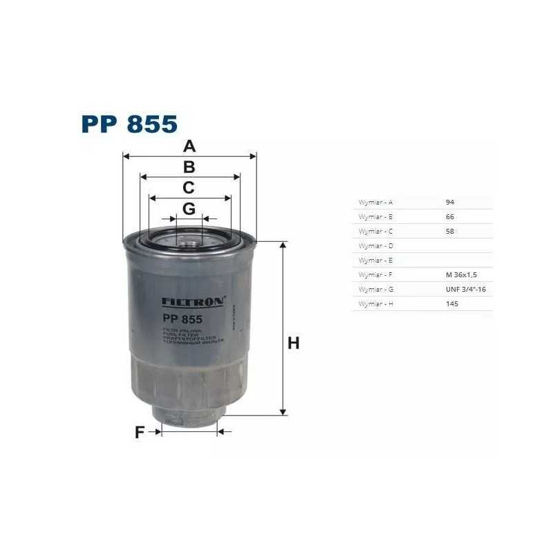 PP 855 FILTRON kuro filtras