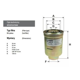 PP 855/2 FILTRON kuro filtras