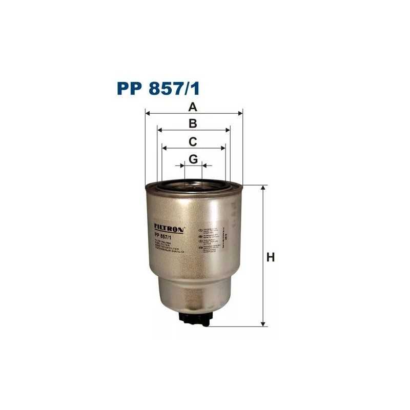 PP 857/1 FILTRON kuro filtras