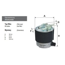 PP857/4 FILTRON kuro filtras