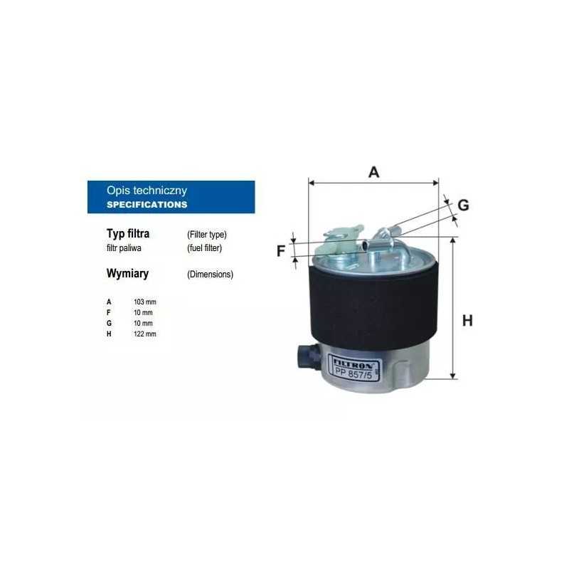 FILTRON PP 857/5 KURO FILTRAS