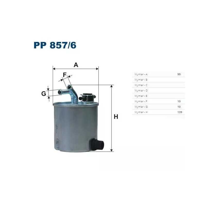 PP 857/6 FILTRON kuro filtras