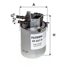 PP857/8 Filtron kuro filtras