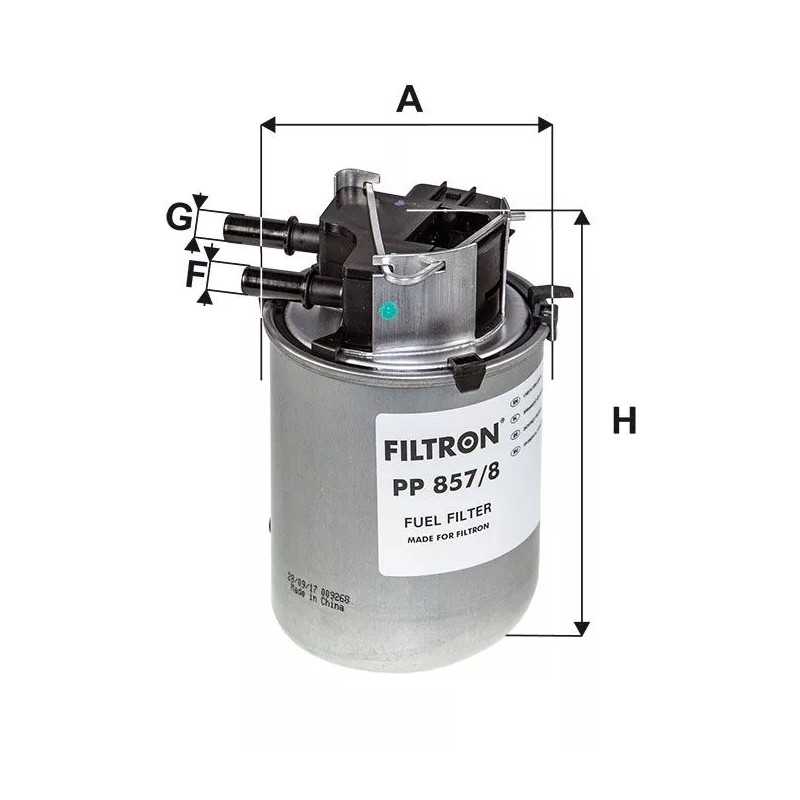 PP857/8 Filtron kuro filtras