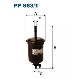 PP 863/1 FILTRON kuro filtras