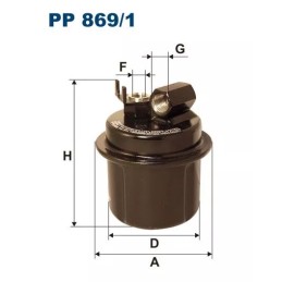 PP 869/1 FILTRON kuro filtras