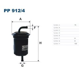 PP 912/4 FILTRON kuro filtras