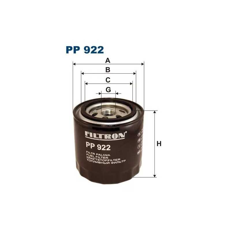 PP 922 FILTRON kuro filtras