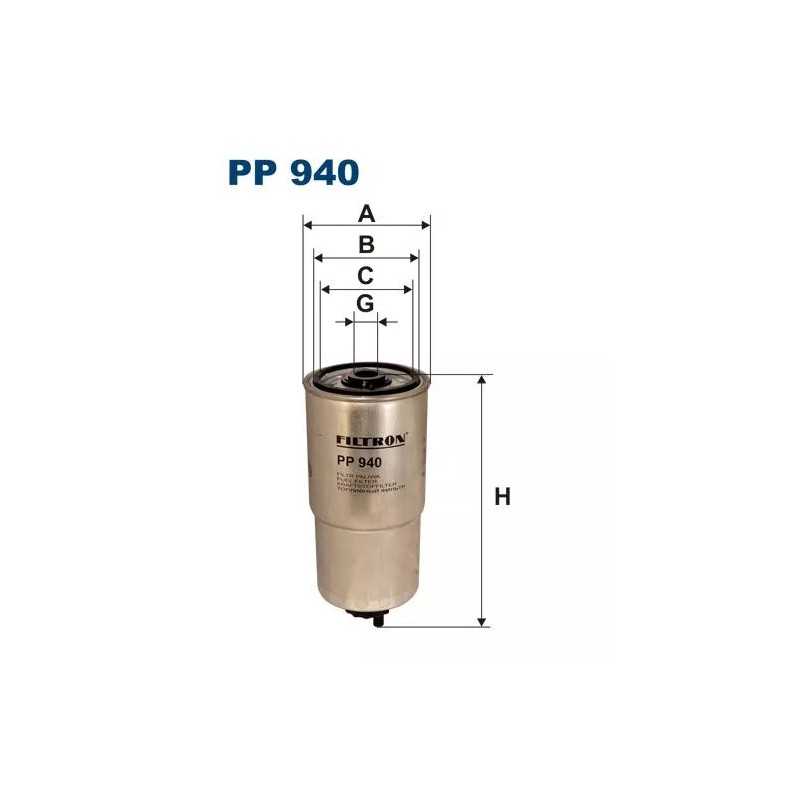 PP 940 FILTRON kuro filtras