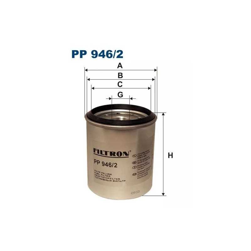 PP 946/2 FILTRON kuro filtras