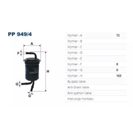 PP 949/4 FILTRON kuro filtras