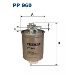 PP 960 FILTRON kuro filtras