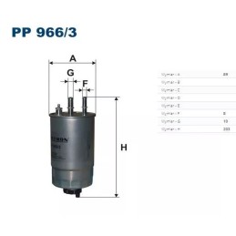 PP 966/3 FILTRON kuro filtras