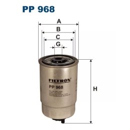 PP 968 FILTRON kuro filtras