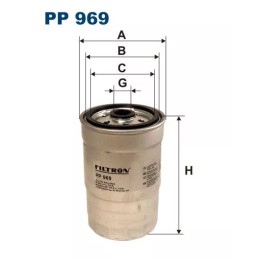 PP 969 FILTRON kuro filtras