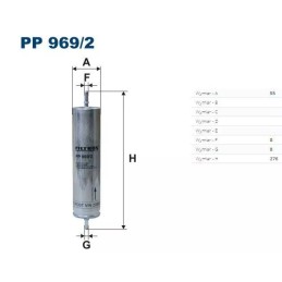 PP 969/2 FILTRON kuro filtras