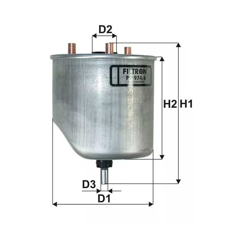 PP974/6 Filtron kuro filtras