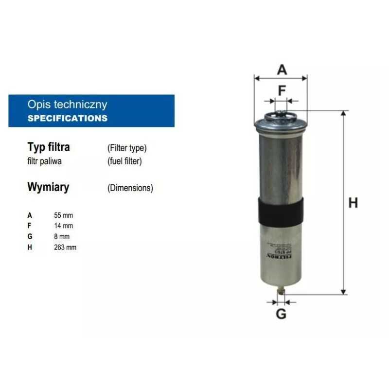 PP 976/3 FILTRON kuro filtras