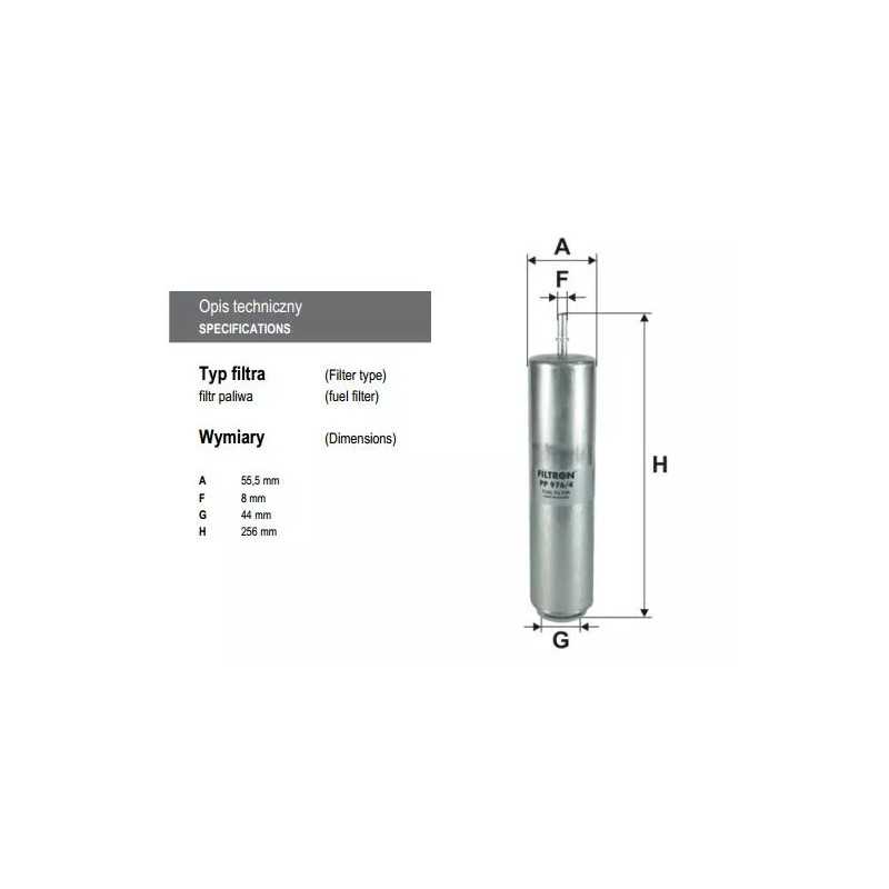 PP 976/4 FILTRON kuro filtras