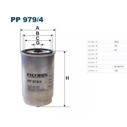 PP 979/4 FILTRON kuro filtras