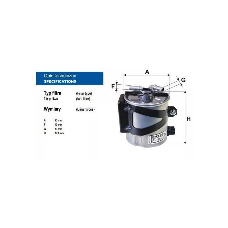 PP 980/10 FILTRON kuro filtras