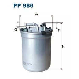 PP 986 FILTRON kuro filtras