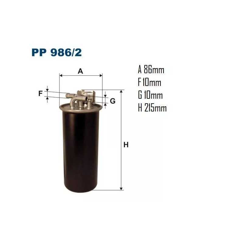 PP 986/2 FILTRON kuro filtras