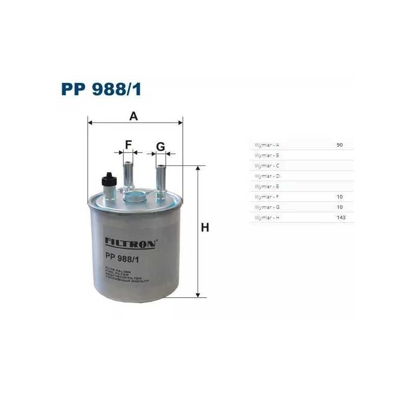 PP 988/1 FILTRON kuro filtras