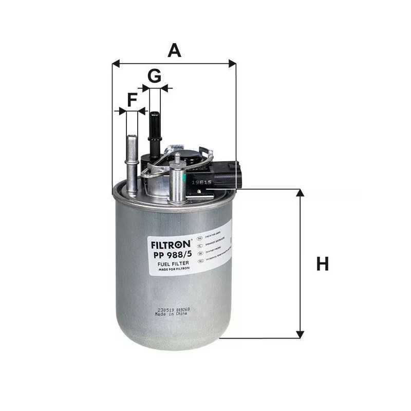PP988/5 FILTRON kuro filtras