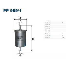 PP 989/1 FILTRON kuro filtras