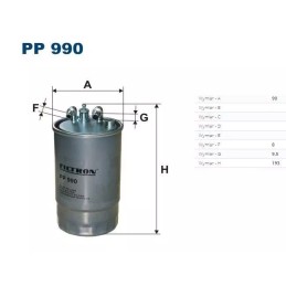 PP 990 FILTRON kuro filtras