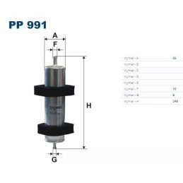 PP 991 FILTRON DEGALŲ FILTRAS