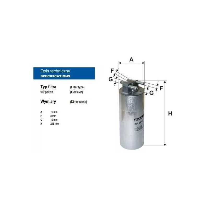 PP 991/2 FILTRON kuro filtras