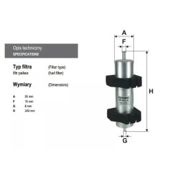PP 991/4 FILTRON kuro filtras