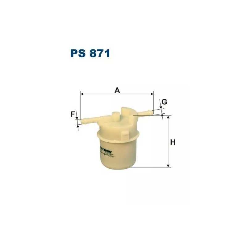 PS 871 FILTRON KURO FILTRAS SUBARU SWIFT 1.0