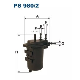 PS 980/2 FILTRON kuro filtras