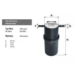 PS985/6 FILTRON kuro filtras