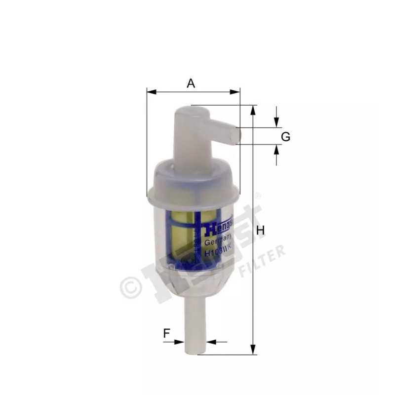 H103WK Hengst kuro filtras