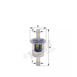 H106WK Hengst kuro filtras