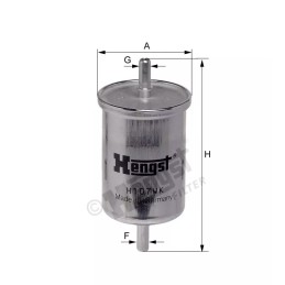 H107WK Hengst kuro filtras