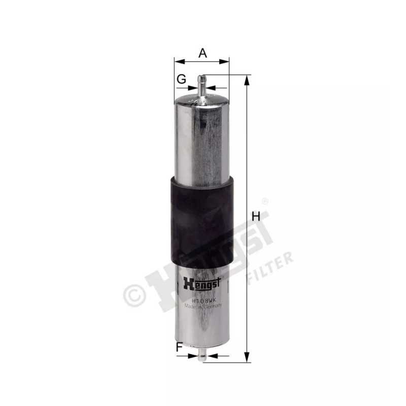 H108WK Hengst kuro filtras