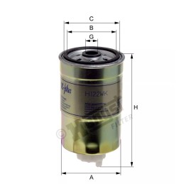 H122WK Hengst kuro filtras