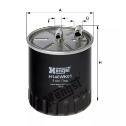 H140WK01 Hengst kuro filtras