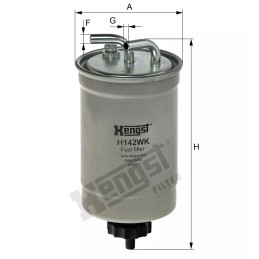 H142WK Hengst kuro filtras