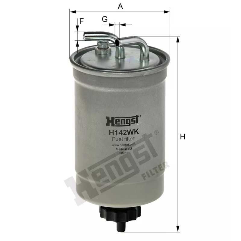 H142WK Hengst kuro filtras