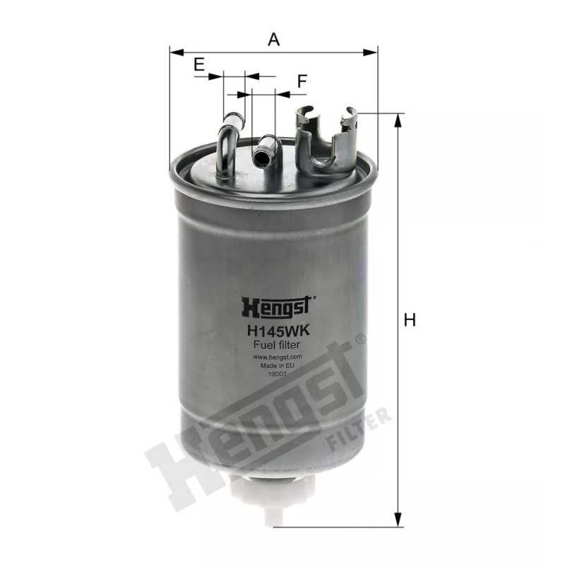 H145WK Hengst kuro filtras