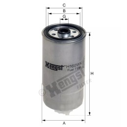 H160WK Hengst kuro filtras